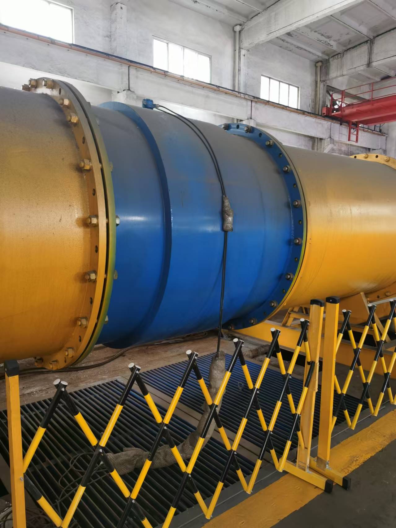 電磁流量計(jì)在水泵公司大口徑管道中安裝