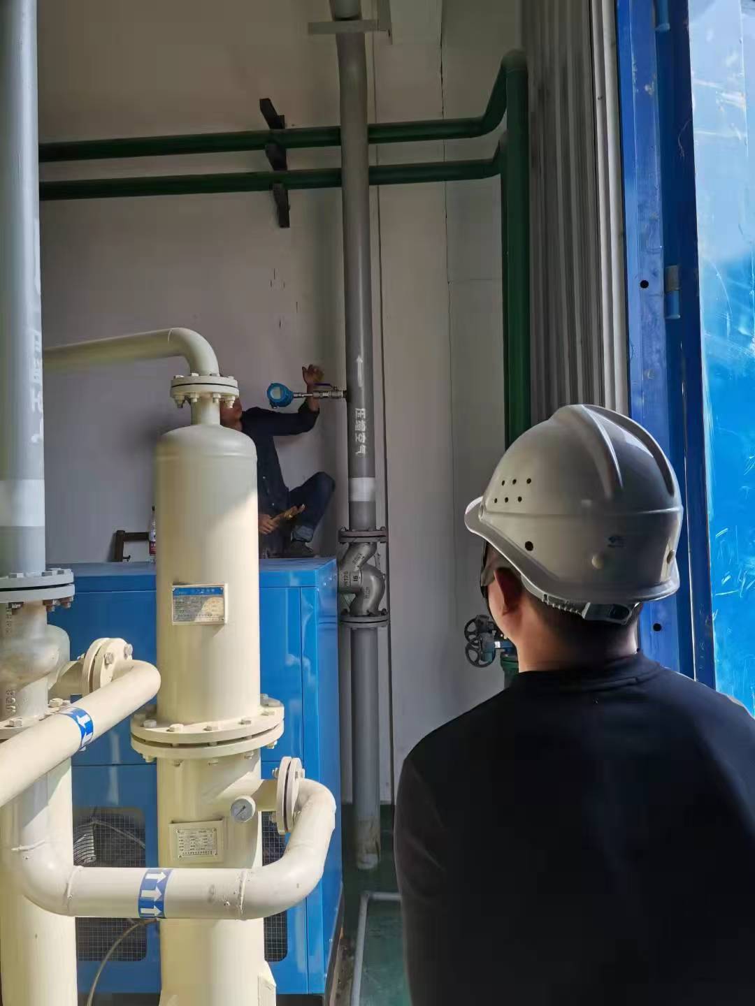 熱式氣體質(zhì)量流量計(jì)在壓縮空氣管路上安裝